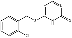 4-[(2-chlorophenyl)methylsulfanyl]-3H-pyrimidin-2-one,6299-22-5,结构式