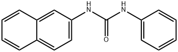 1-(萘-2-基)-3-苯基脲 结构式