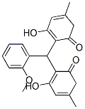 3-hydroxy-2-[(2-hydroxy-4-methyl-6-oxo-1-cyclohexa-1,3-dienyl)-(2-meth oxyphenyl)methyl]-5-methyl-cyclohexa-2,4-dien-1-one|