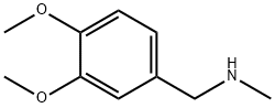 N-甲基-3,4-二甲氧基苄胺, 63-64-9, 结构式