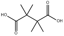 2,2,3,3-テトラメチルこはく酸 化学構造式