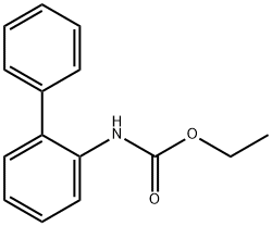 乙基联苯-2-基氨基甲酸酯 结构式