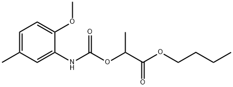 6301-21-9 butyl 2-[(2-methoxy-5-methyl-phenyl)carbamoyloxy]propanoate