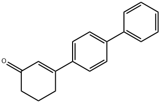 3-(4-phenylphenyl)cyclohex-2-en-1-one,6301-53-7,结构式
