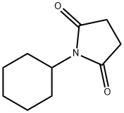 N-(シクロヘキシル)こはく酸イミド 化学構造式