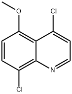 4,8-Dichloro-5-methoxyquinoline, 63010-44-6, 结构式