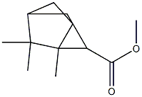 Tricyclo[2.2.1.02,6]heptane-1-carboxylic acid, 2,3,3-trimethyl-, methyl ester (9CI) Struktur