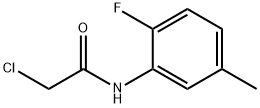 2-氯-N-(2-氟-5-甲基苯基)乙酰胺,630119-82-3,结构式