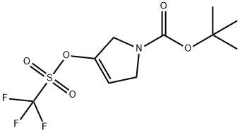 tert-Butyl 3-(((trifluoroMethyl)sulfonyl)oxy)-2,5-dihydro-1H-pyrrole-1-carboxylate Structure