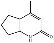 2H-Cyclopenta[b]pyridin-2-one, 1,4a,5,6,7,7a-hexahydro-4-methyl- (9CI) Struktur
