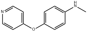 Benzenamine, N-methyl-4-(4-pyridinyloxy)- (9CI) Structure