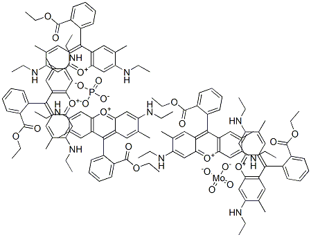 크산틸륨,9-[2-(에톡시카르보닐)페닐]-3,6-비스(에틸아미노)-2,7-디메틸-,몰리브데이트포스페이트