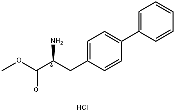 METHYL-2-(S)-BIPHENYL-2-AMINOPROPIONATE 化学構造式