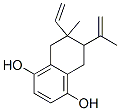 5,6,7,8-テトラヒドロ-7-イソプロペニル-6-メチル-6-ビニル-1,4-ナフタレンジオール 化学構造式
