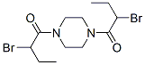 2-bromo-1-[4-(2-bromobutanoyl)piperazin-1-yl]butan-1-one,6303-01-1,结构式