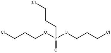 1-chloro-3-(3-chloropropoxy-(3-chloropropyl)phosphoryl)oxy-propane 结构式