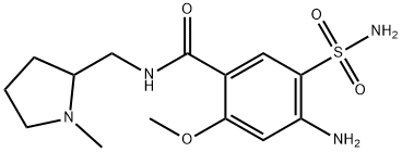 N-[(1-Methyl-2-pyrrolidinyl)methyl]-2-methoxy-4-amino-5-sulfamoylbenzamide Structure