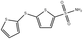 5-(2-THIENYLTHIO)THIOPHENE-2-SULFONAMIDE Structure