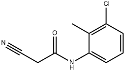 N-(3-CHLORO-2-METHYL-PHENYL)-2-CYANO-ACETAMIDE Structure