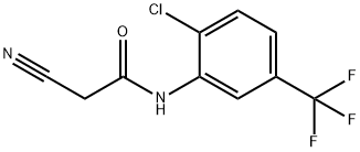 乙酰胺,N-[2-氯-5-(三氟甲基)苯基]-2-氰基-, 63034-98-0, 结构式