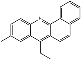 7-Ethyl-9-methylbenz[c]acridine,63039-89-4,结构式