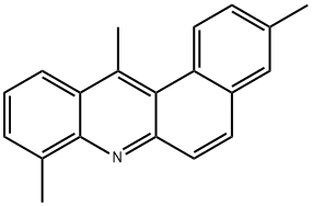 3,8,12-Trimethylbenz[a]acridine Structure
