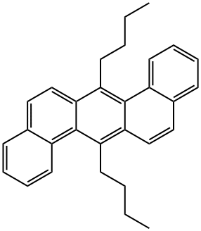 7,14-Dibutyldibenz[a,h]anthracene Structure