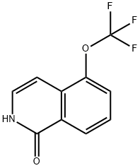 5-(三氟甲氧基)-1(2H)-异喹啉酮, 630423-20-0, 结构式