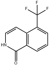 1-羟基-5-三氟甲基异喹啉, 630423-22-2, 结构式