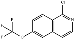 1-Chloro-6-(trifluoromethoxy)isoquinoline Structure