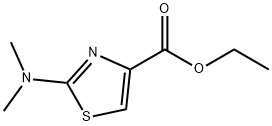 4-Thiazolecarboxylicacid,2-(dimethylamino)-,ethylester(9CI) 结构式