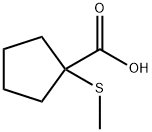 Cyclopentanecarboxylic acid, 1-(methylthio)- (9CI)|