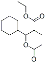 ethyl 3-acetyloxy-3-cyclohexyl-2-methyl-propanoate Struktur