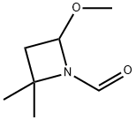 1-Azetidinecarboxaldehyde, 4-methoxy-2,2-dimethyl- (9CI),63050-25-9,结构式