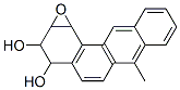 Benzo(6,7)phenanthro(3,4-b)oxirene-2,3-diol, 1a,2,3,11c-tetrahydro-6-m ethyl-,63057-64-7,结构式