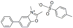 2,3-dimethyl-5-phenylbenzoxazolium p-toluenesulphonate,63059-64-3,结构式