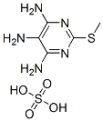 2-methylsulfanylpyrimidine-4,5,6-triamine, sulfuric acid,6306-00-9,结构式