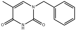 1-benzyl-5-methyl-pyrimidine-2,4-dione 化学構造式