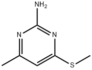4-methyl-6-methylsulfanyl-pyrimidin-2-amine,6307-46-6,结构式