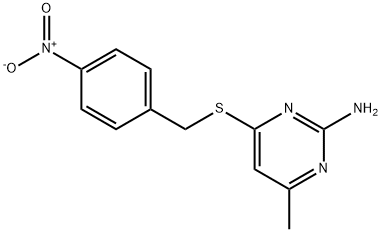 4-methyl-6-[(4-nitrophenyl)methylsulfanyl]pyrimidin-2-amine|