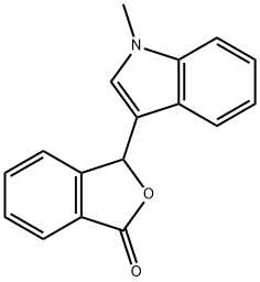 3-(1-methylindol-3-yl)-3H-isobenzofuran-1-one|