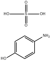硫酸P-アミノフェノール 化学構造式