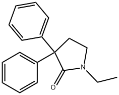 1-ethyl-3,3-diphenyl-pyrrolidin-2-one Structure