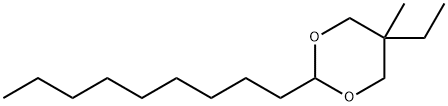 5-ethyl-5-methyl-2-nonyl-1,3-dioxane,6309-55-3,结构式