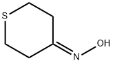 テトラヒドロチオピラン-4-オンオキシム 化学構造式