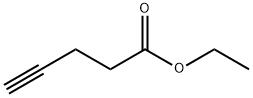 4-ペンチン酸エチルエステル 化学構造式