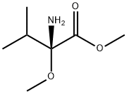 Valine,  2-methoxy-,  methyl  ester Structure