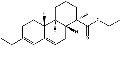 松香酸乙酯,631-71-0,结构式
