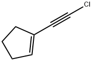 Cyclopentene, 1-(chloroethynyl)- (9CI) Structure