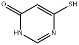 6-Mercapto-4(1H)-pyrimidinone Structure